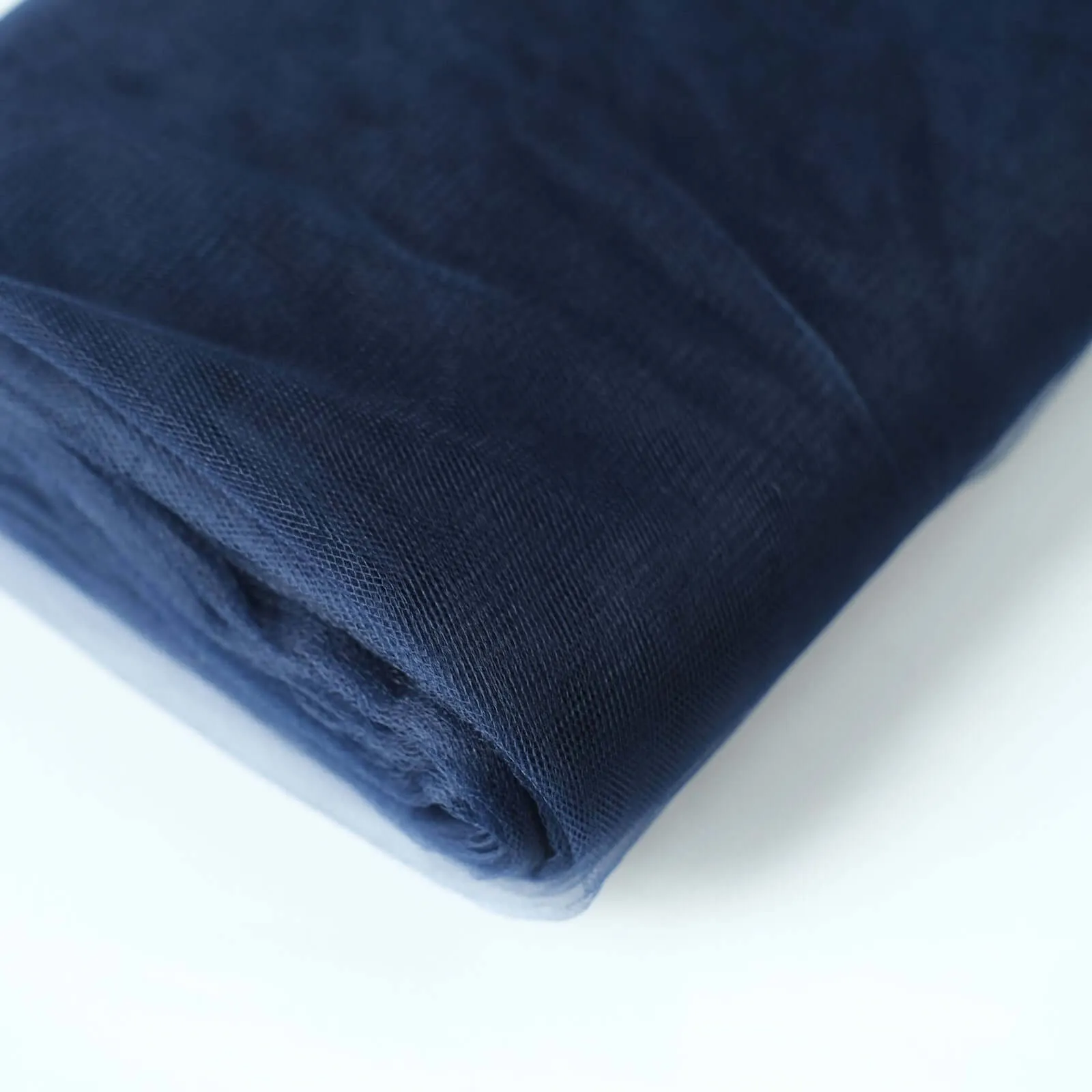 Navy Blue Tulle Fabric Bolt, DIY Crafts Sheer Fabric Roll 54"x40 Yards