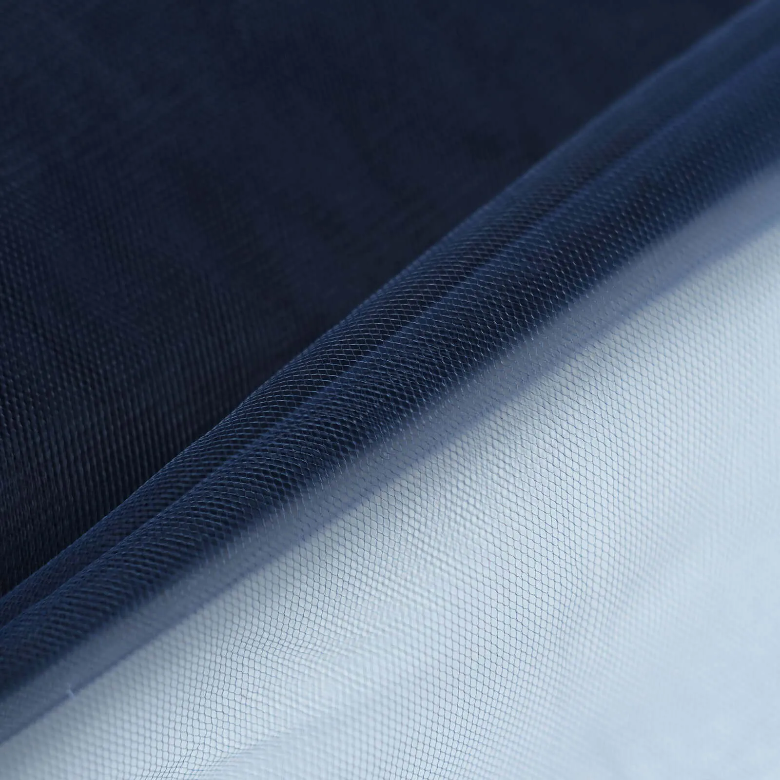 Navy Blue Tulle Fabric Bolt, DIY Crafts Sheer Fabric Roll 54"x40 Yards