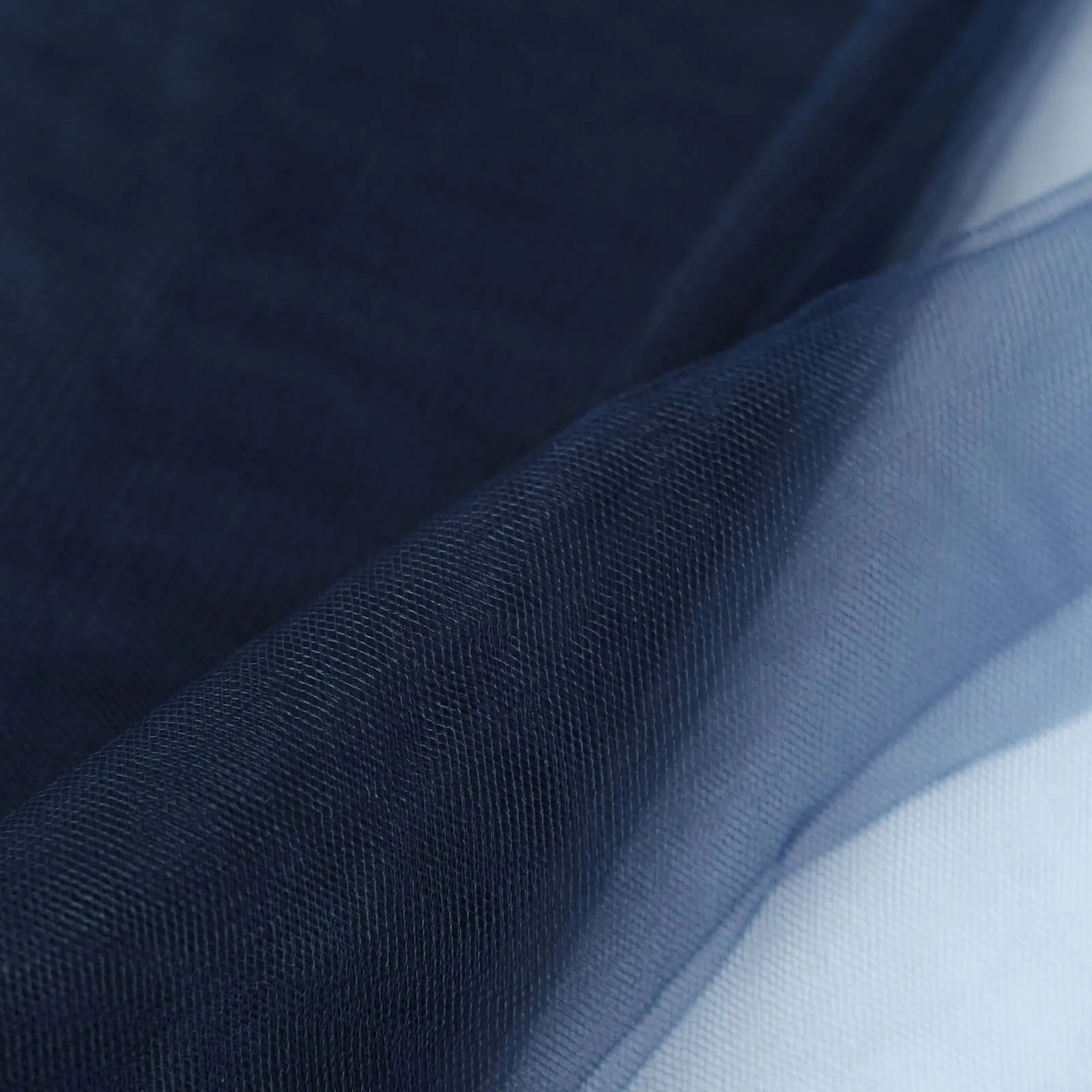 Navy Blue Tulle Fabric Bolt, DIY Crafts Sheer Fabric Roll 54"x40 Yards