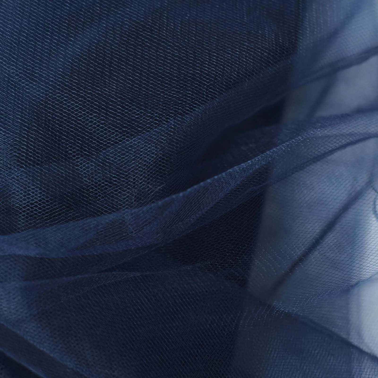 Navy Blue Tulle Fabric Bolt, DIY Crafts Sheer Fabric Roll 54"x40 Yards