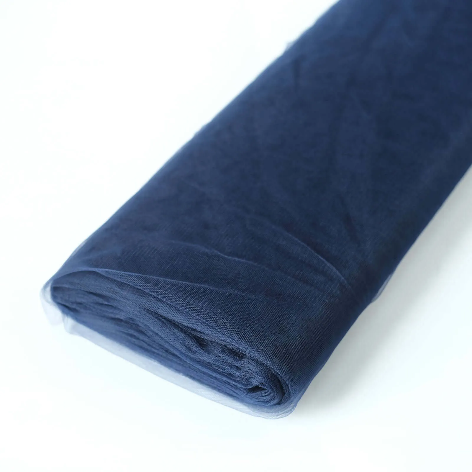 Navy Blue Tulle Fabric Bolt, DIY Crafts Sheer Fabric Roll 54"x40 Yards