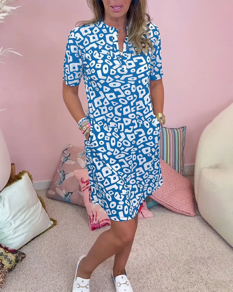 Octavia™  Versatile V-neck Dress