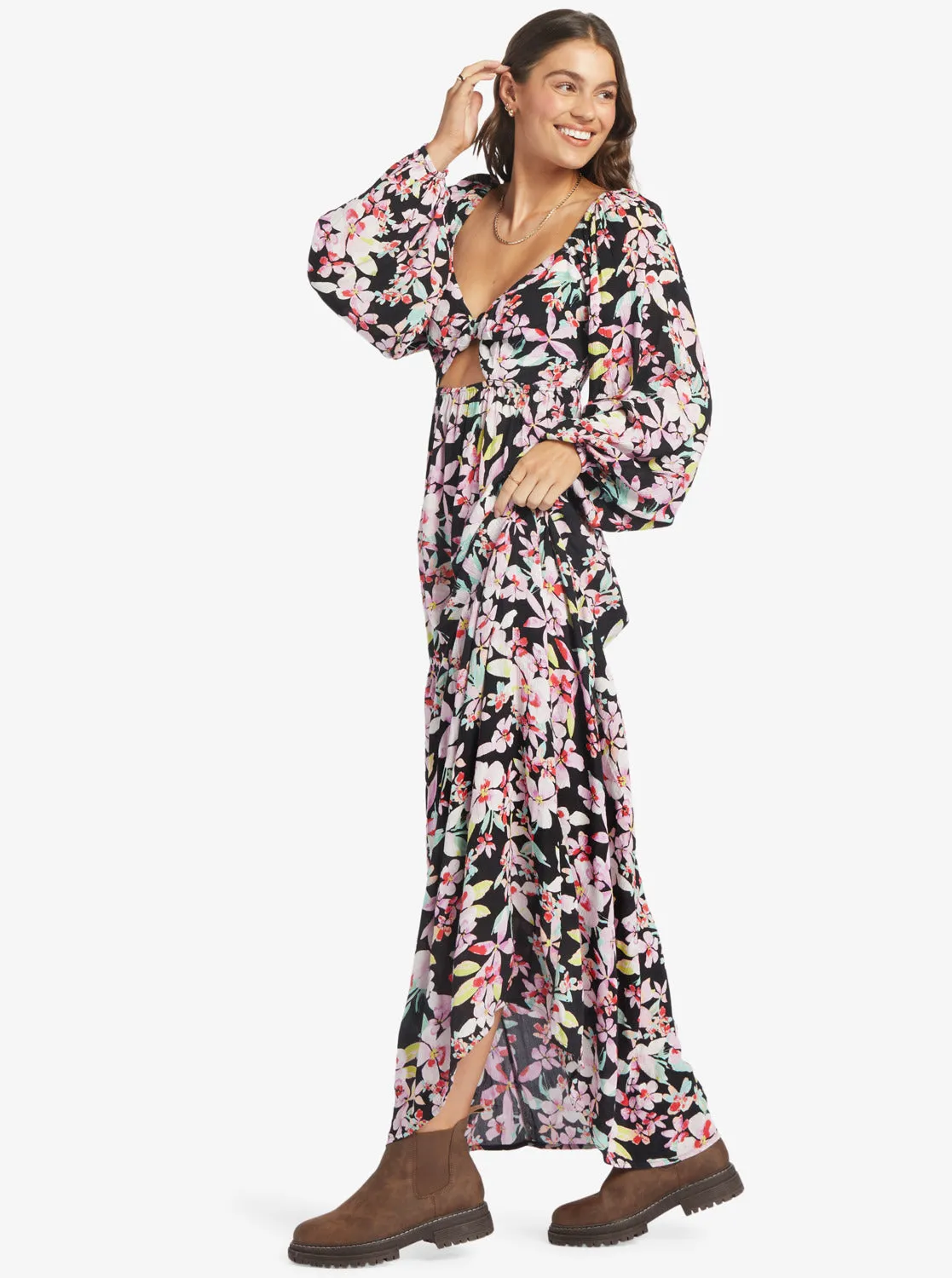 On Holiday Maxi Dress - Anthracite New Life
