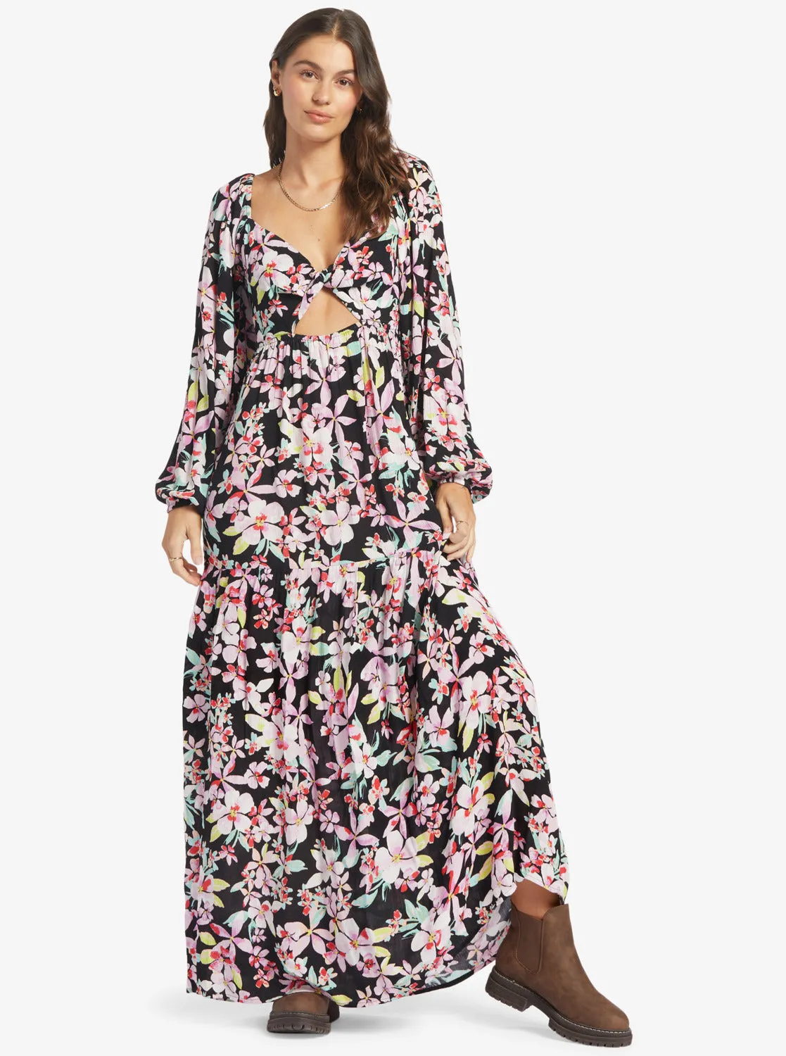 On Holiday Maxi Dress - Anthracite New Life