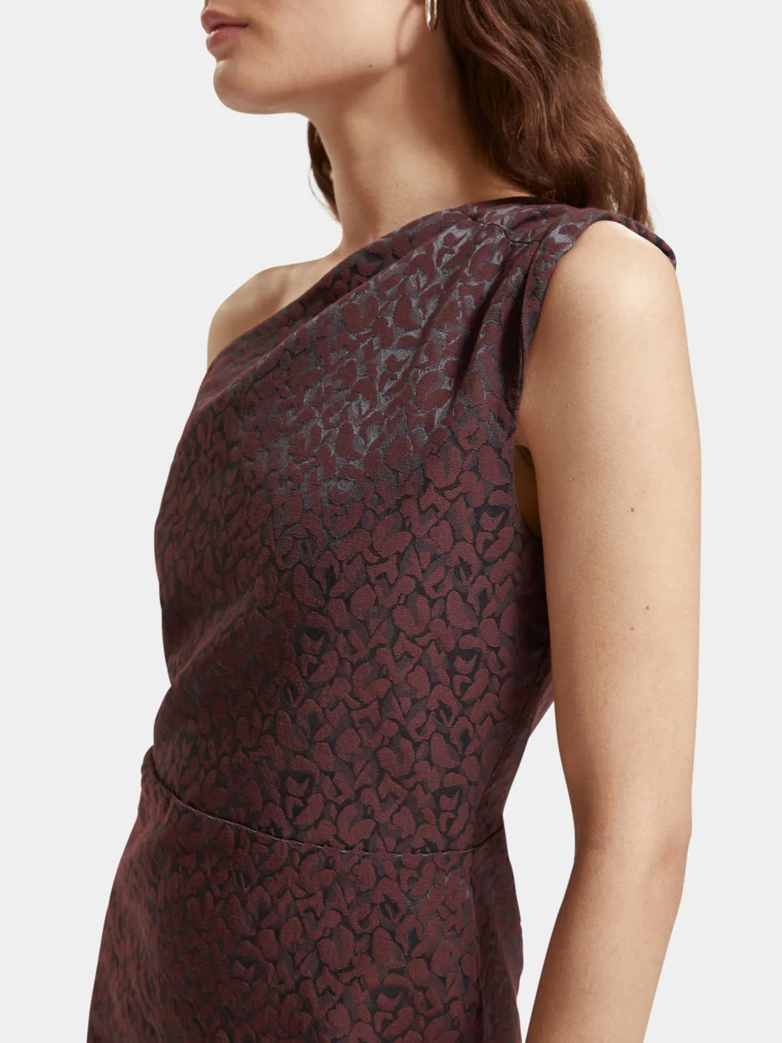 One shoulder mini dress