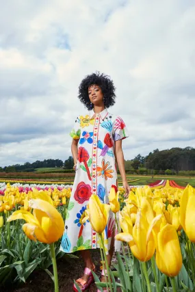 Petal Parade Shirt Dress