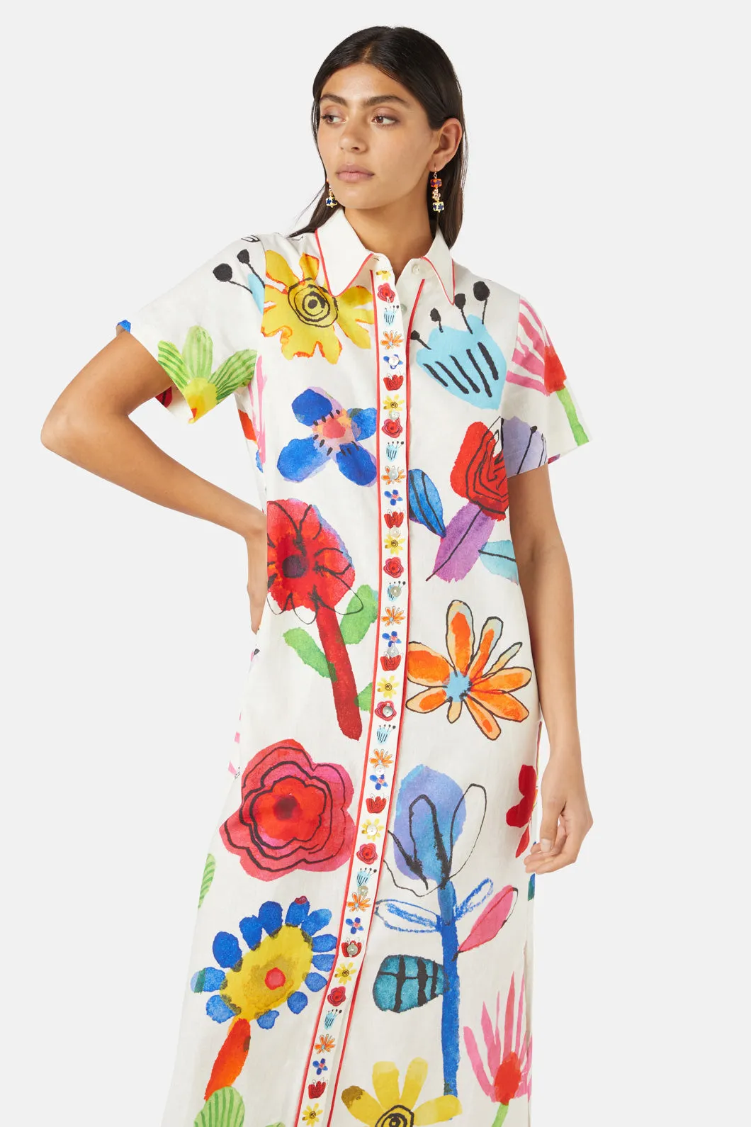 Petal Parade Shirt Dress