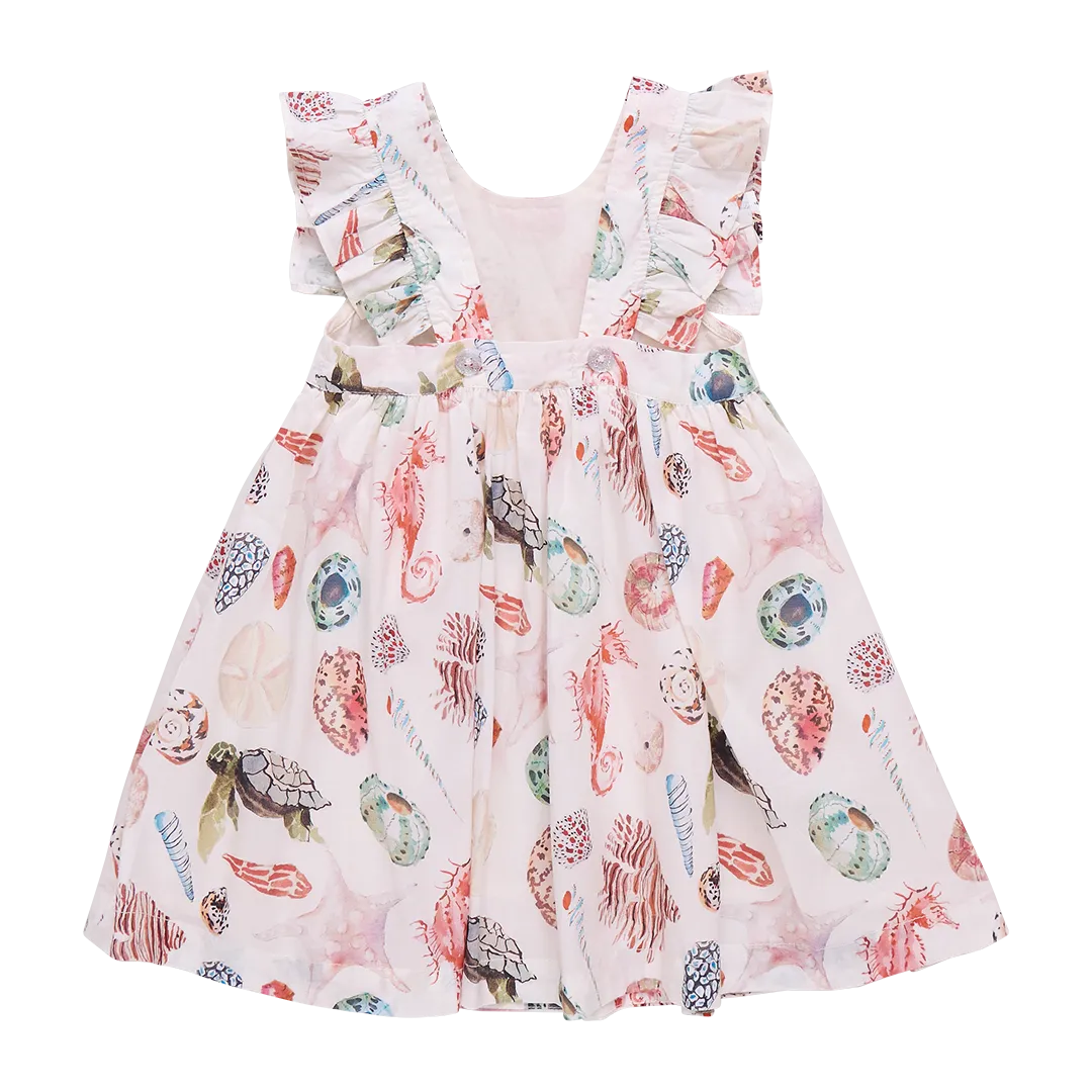 Pink Chicken Liv Dress in Watercolor (sizes 2-6)
