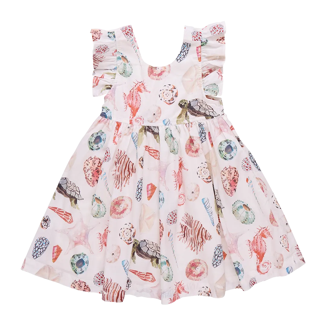 Pink Chicken Liv Dress in Watercolor (sizes 2-6)