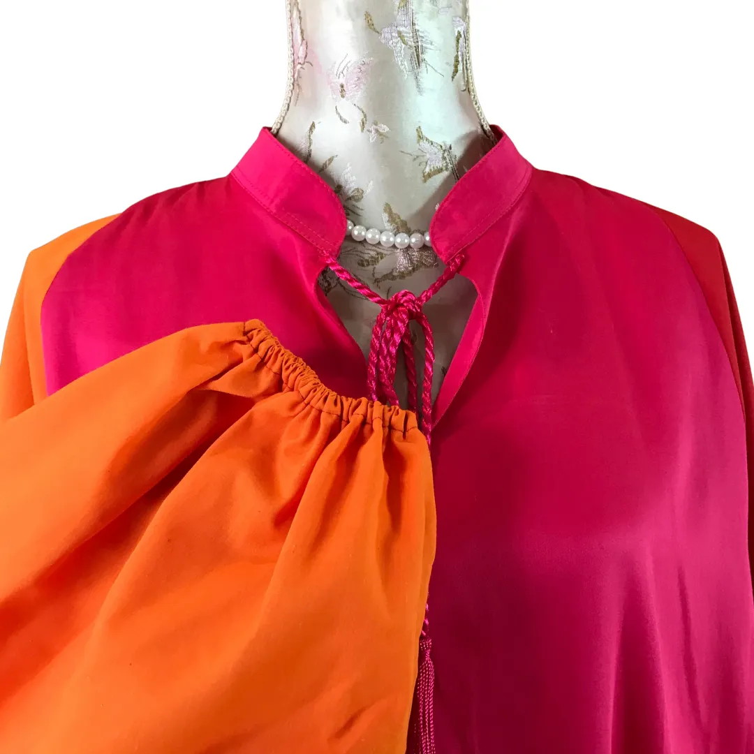Pink, Orange and Red Moroccan Dress