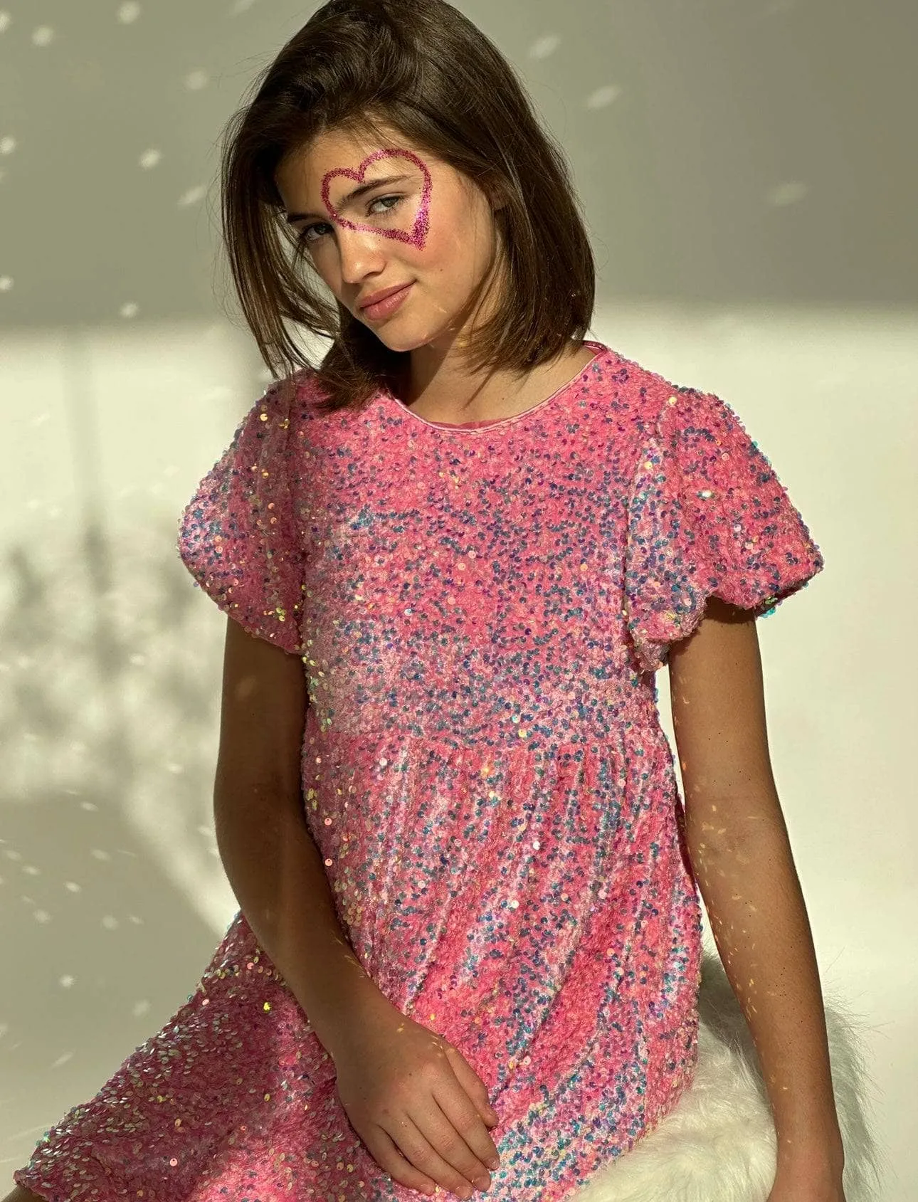 Pretty in Pink Sequin Dress