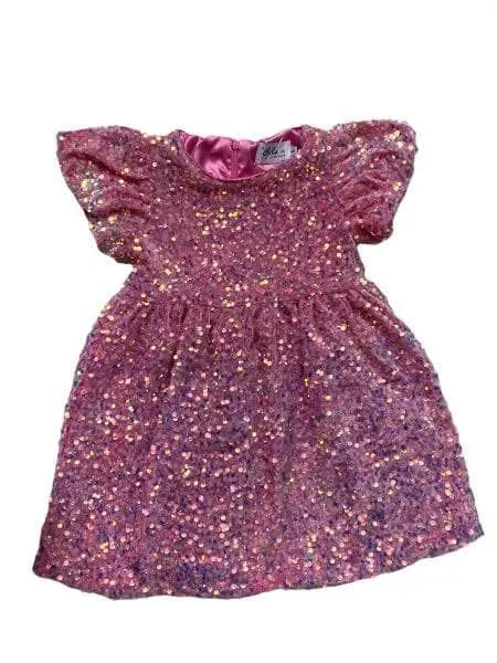 Pretty in Pink Sequin Dress