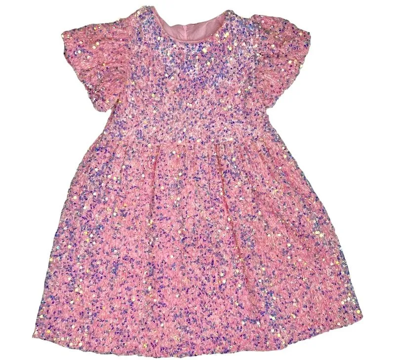 Pretty in Pink Sequin Dress