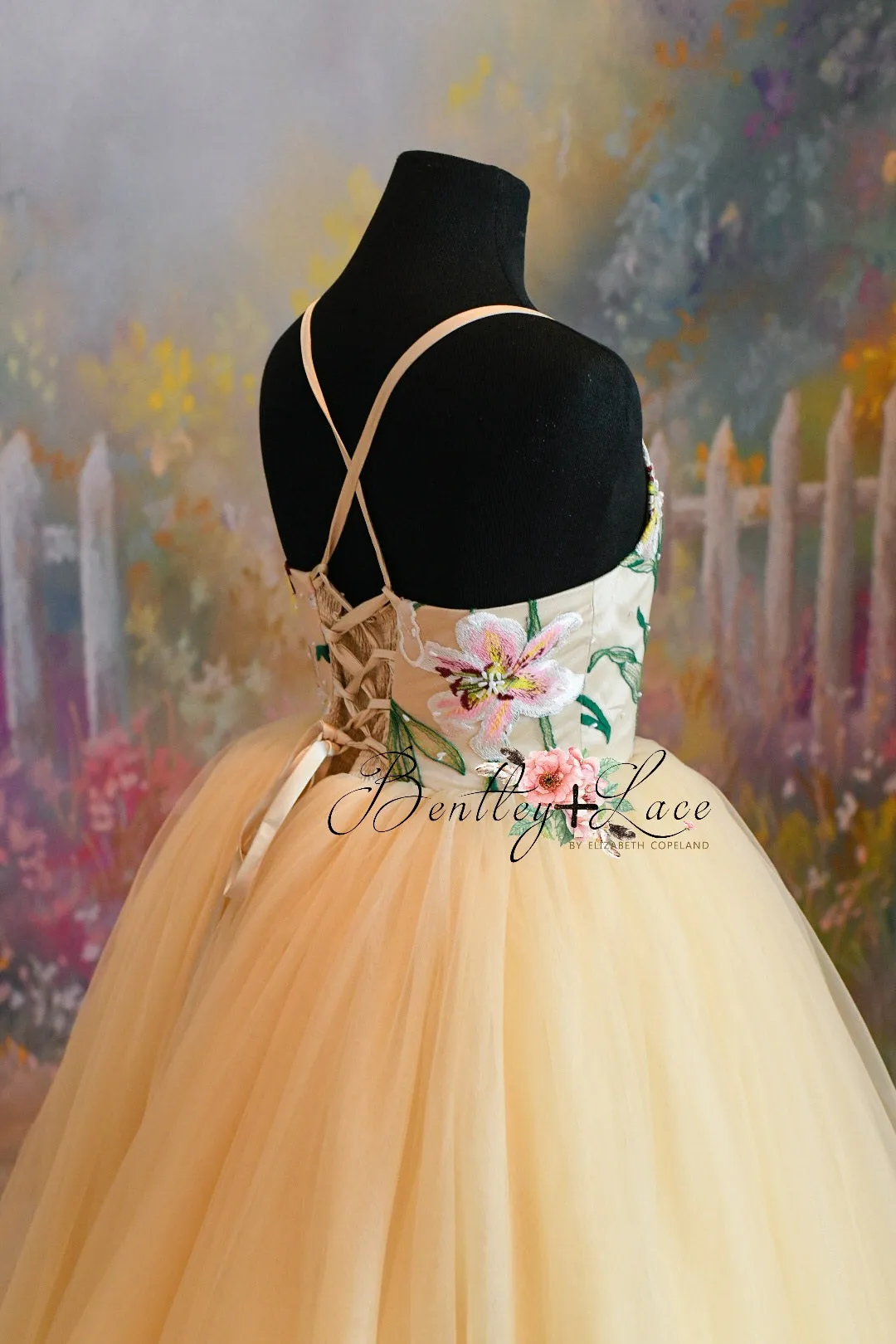 RTS EC "Lillyann" Floor long gown 10 year- petite 13 year