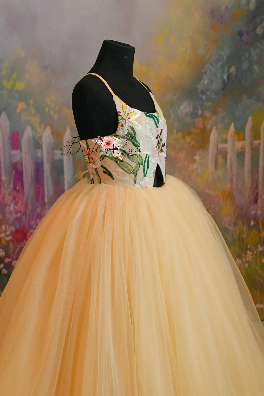 RTS EC "Lillyann" Floor long gown 10 year- petite 13 year