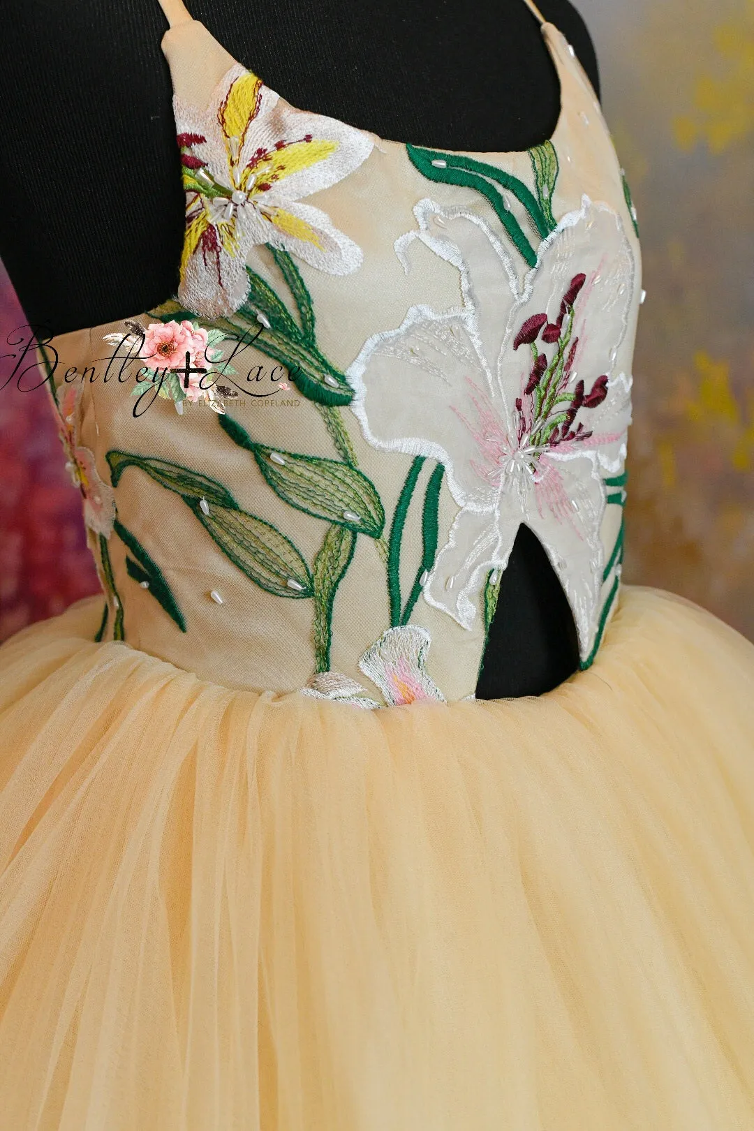 RTS EC "Lillyann" Floor long gown 10 year- petite 13 year