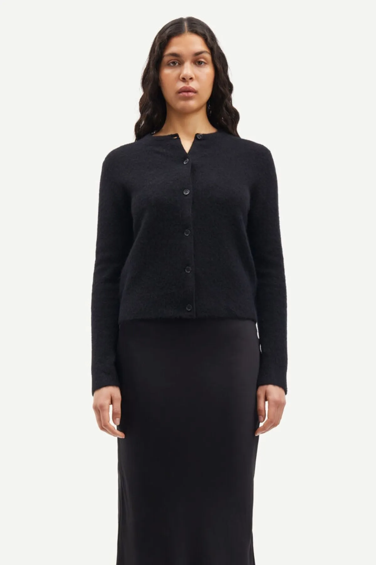 Samsøe Samsøe Nor Short Cardigan - Black