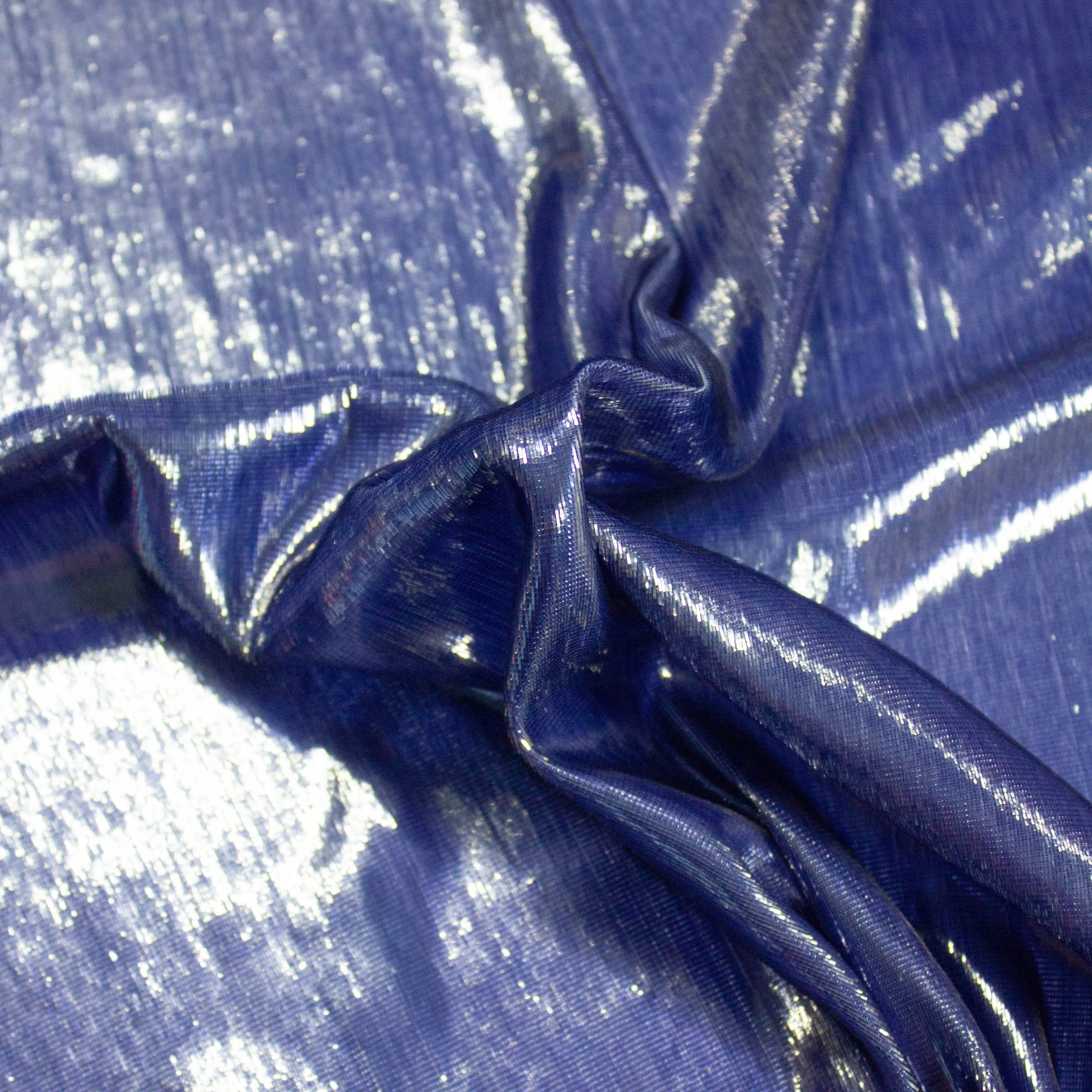 Sery Blue Polyester Velvet Look SHOWROOM SAMPLE 34CM X 60CM