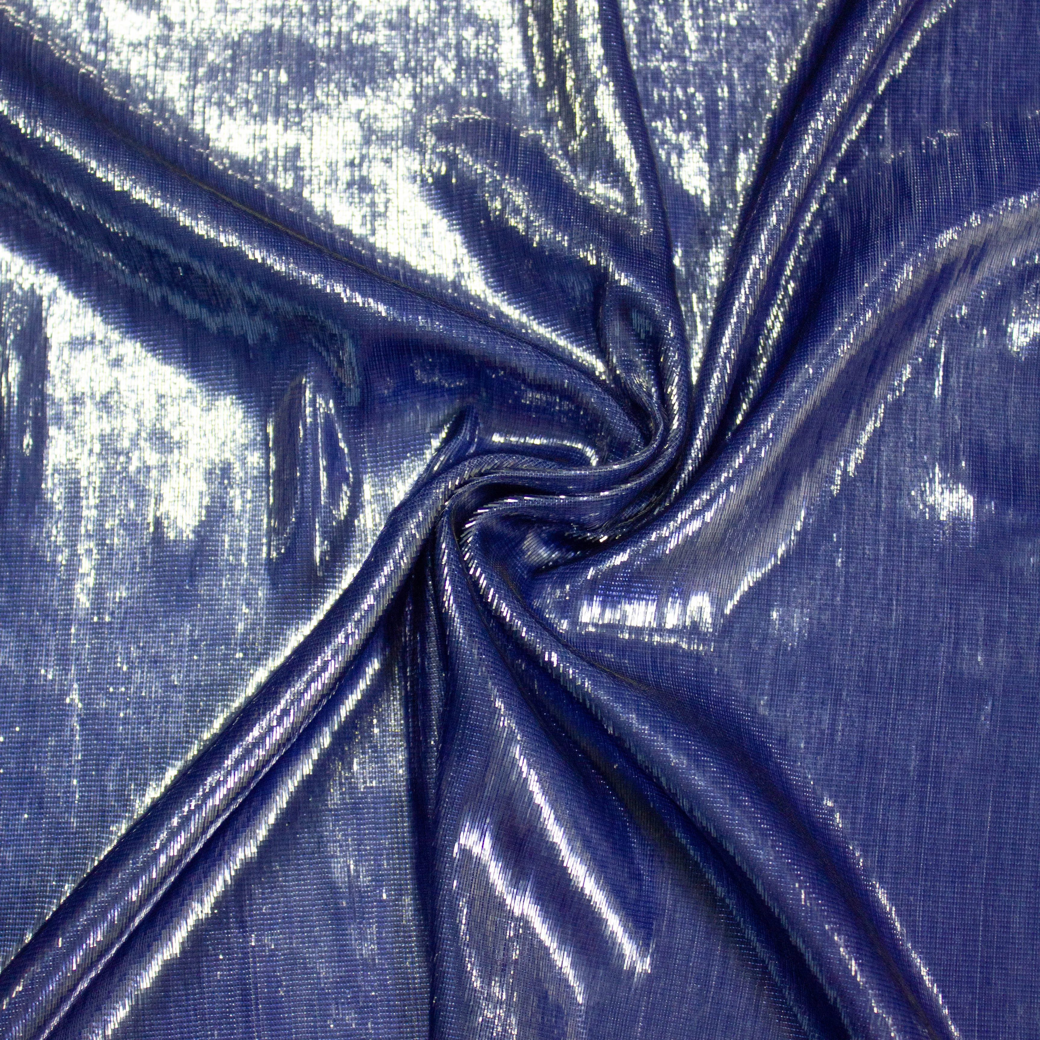 Sery Blue Polyester Velvet Look SHOWROOM SAMPLE 34CM X 60CM