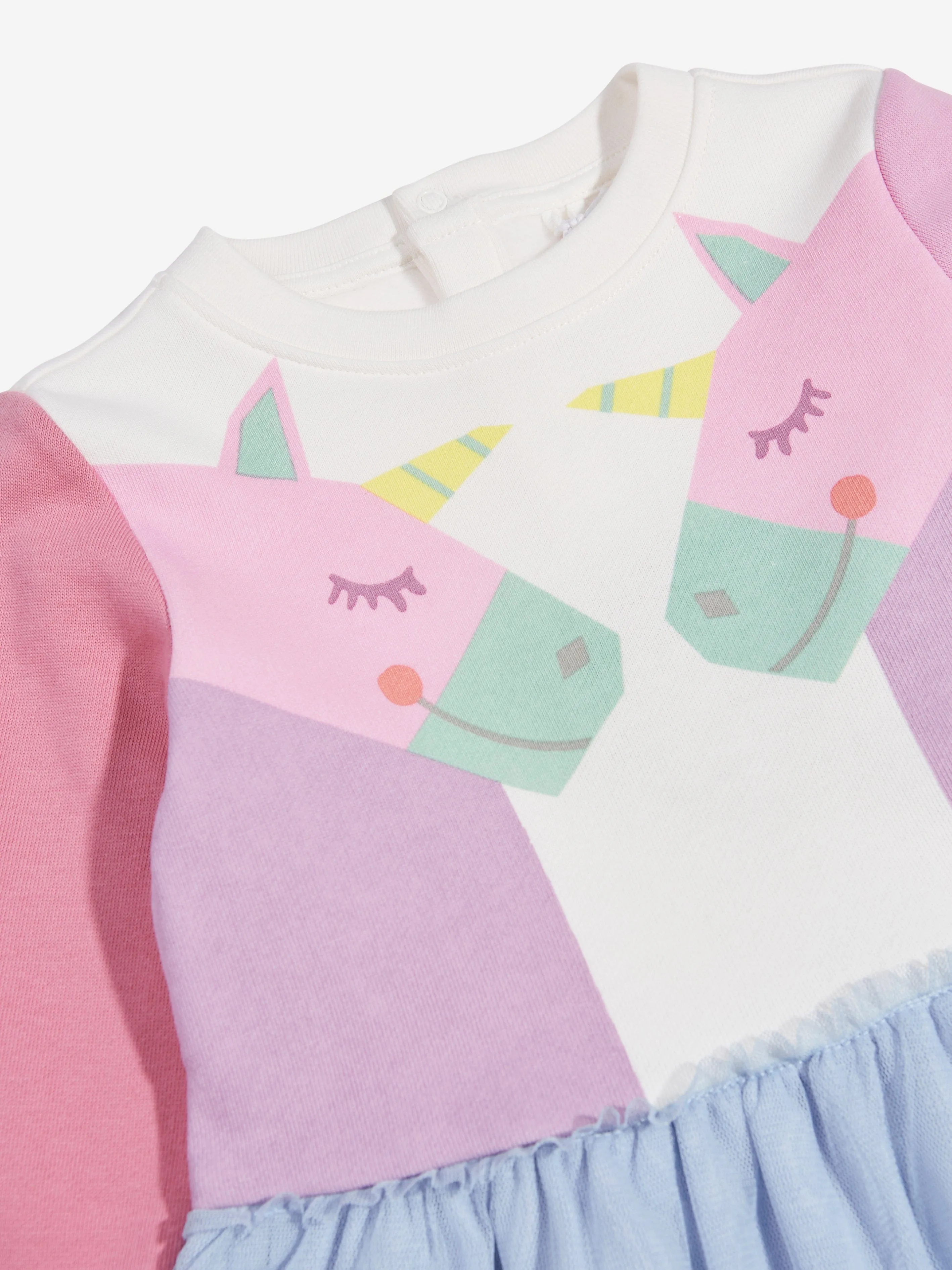Stella McCartney Baby Girls Unicorn Dress in Multicolour