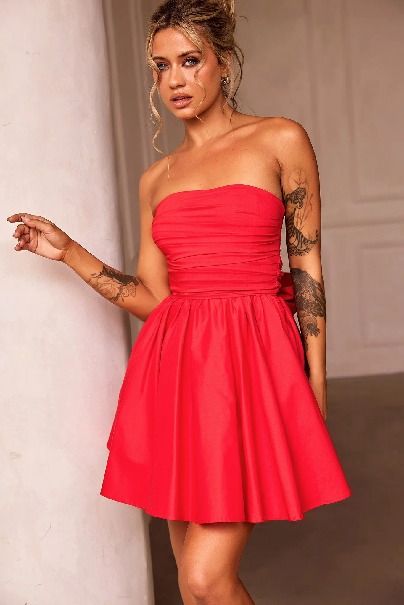 Sugar Crush Mini Dress - Red