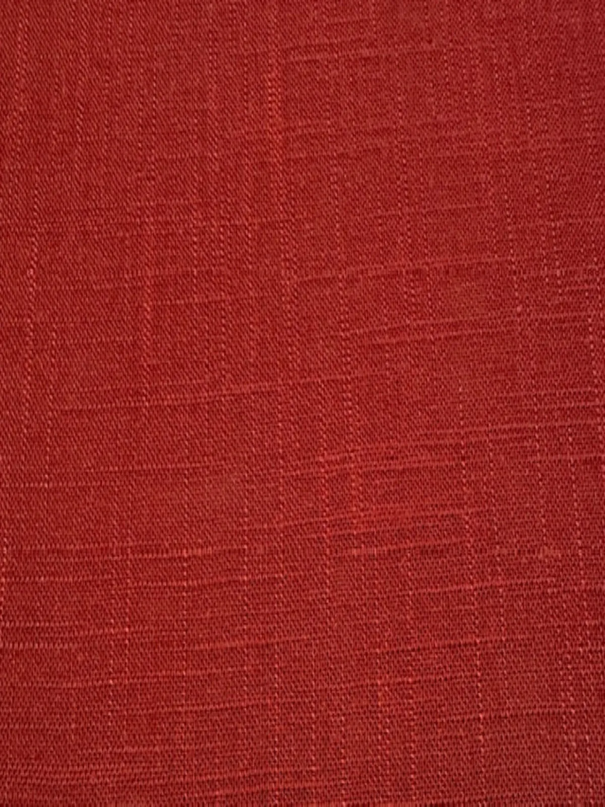 Terracotta Linen/Viscose Mix, Slubbed Look