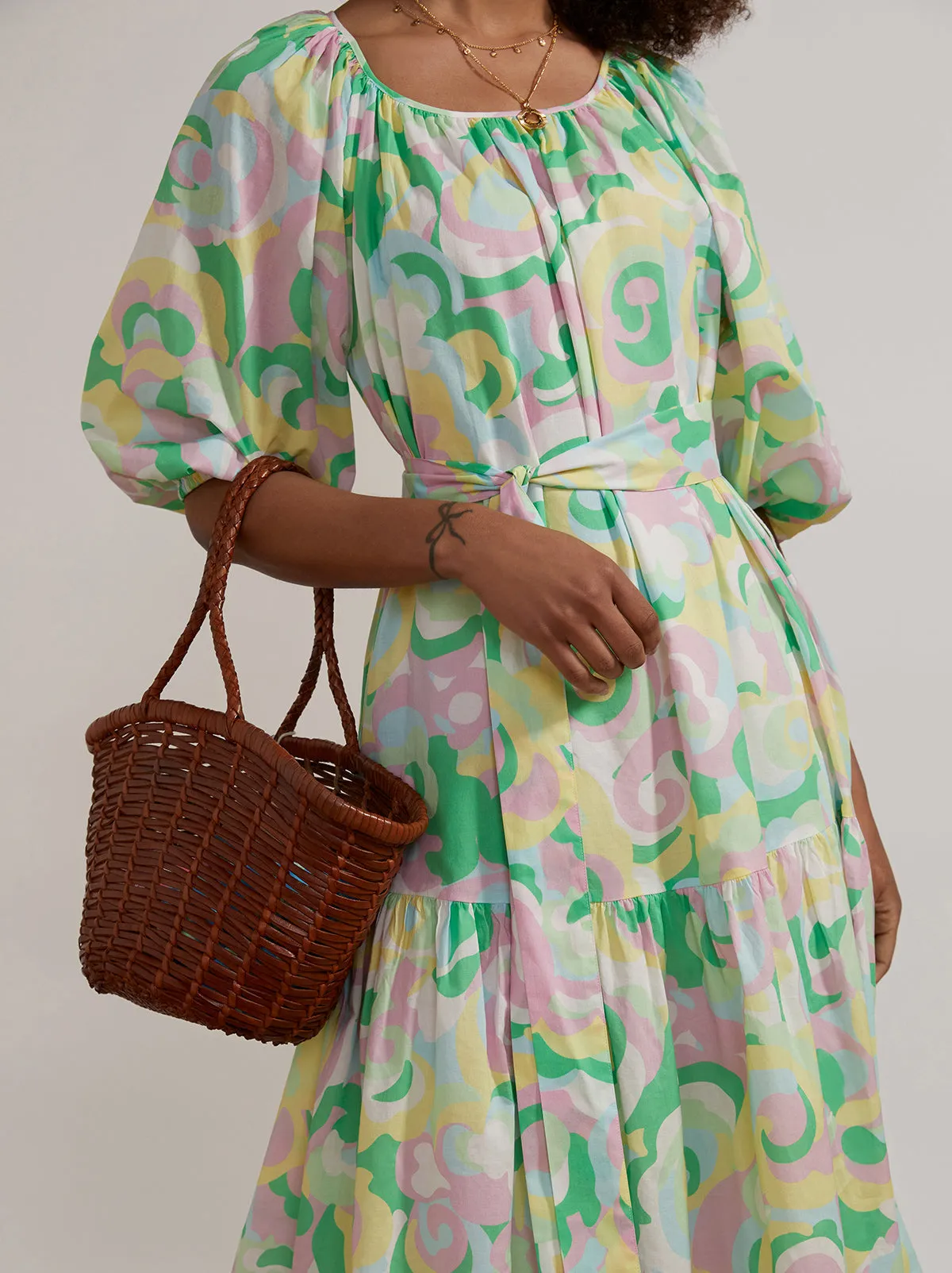 Titania Multi Floral Swirl Dress