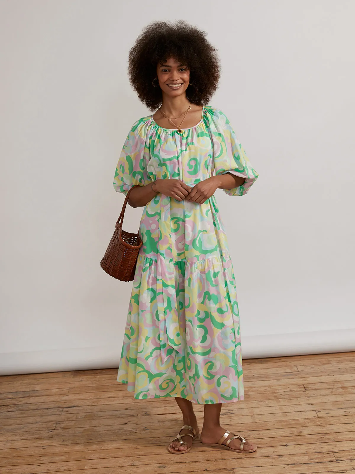 Titania Multi Floral Swirl Dress