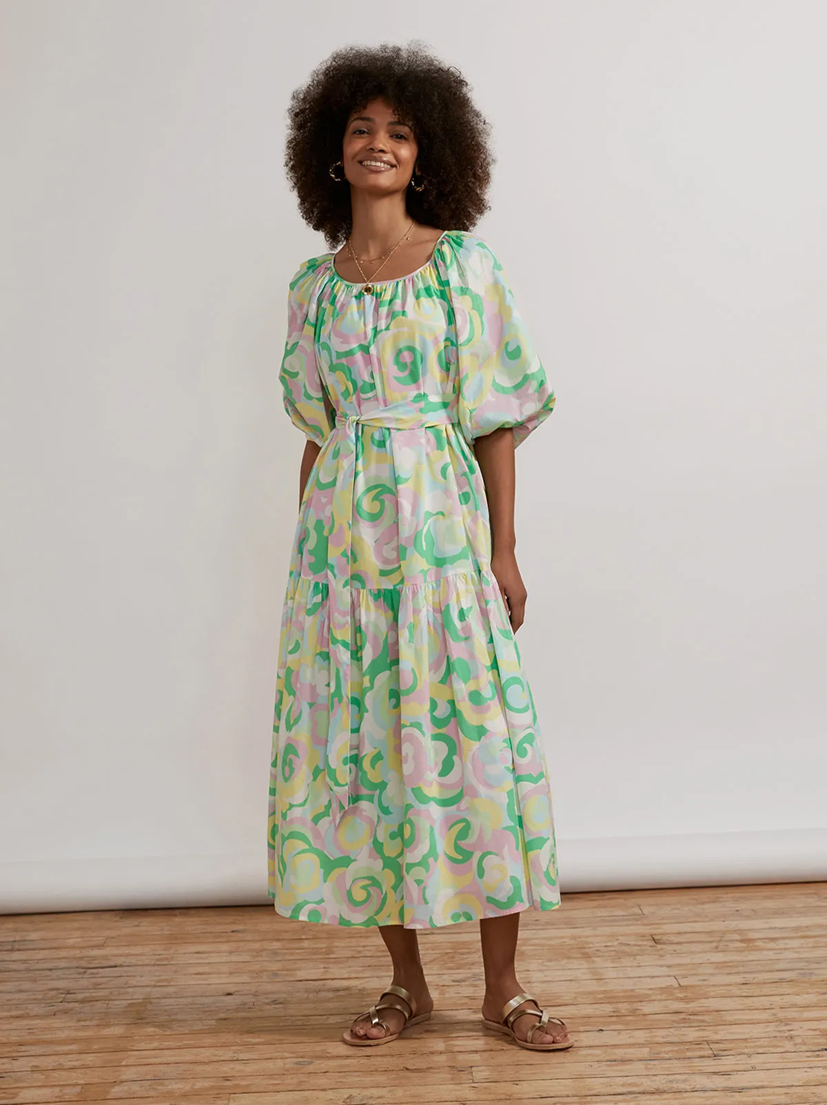 Titania Multi Floral Swirl Dress