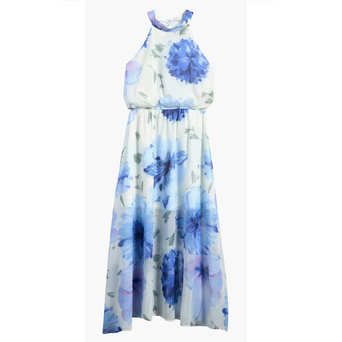 Tween Floral Halter Maxi Dress