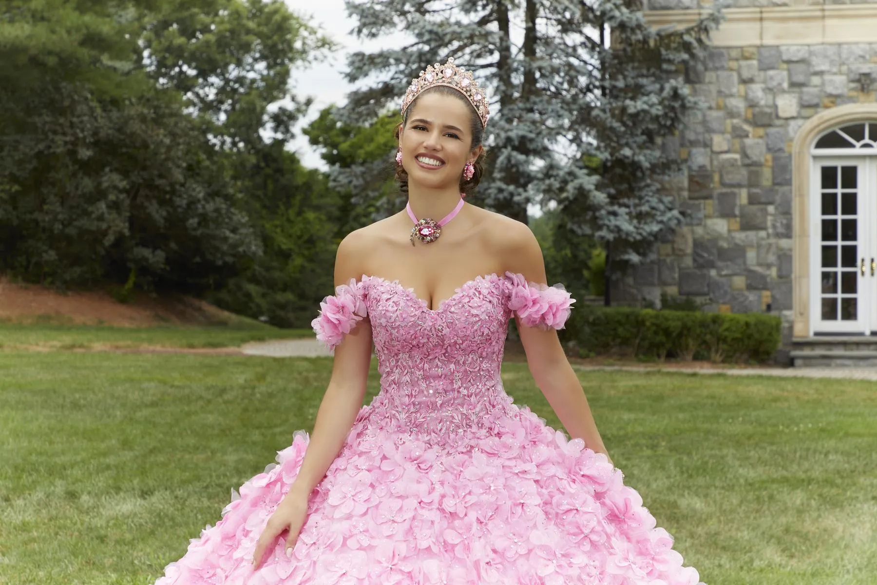 Vizcaya by Morilee Floral Fantasy Quince Dress 89403
