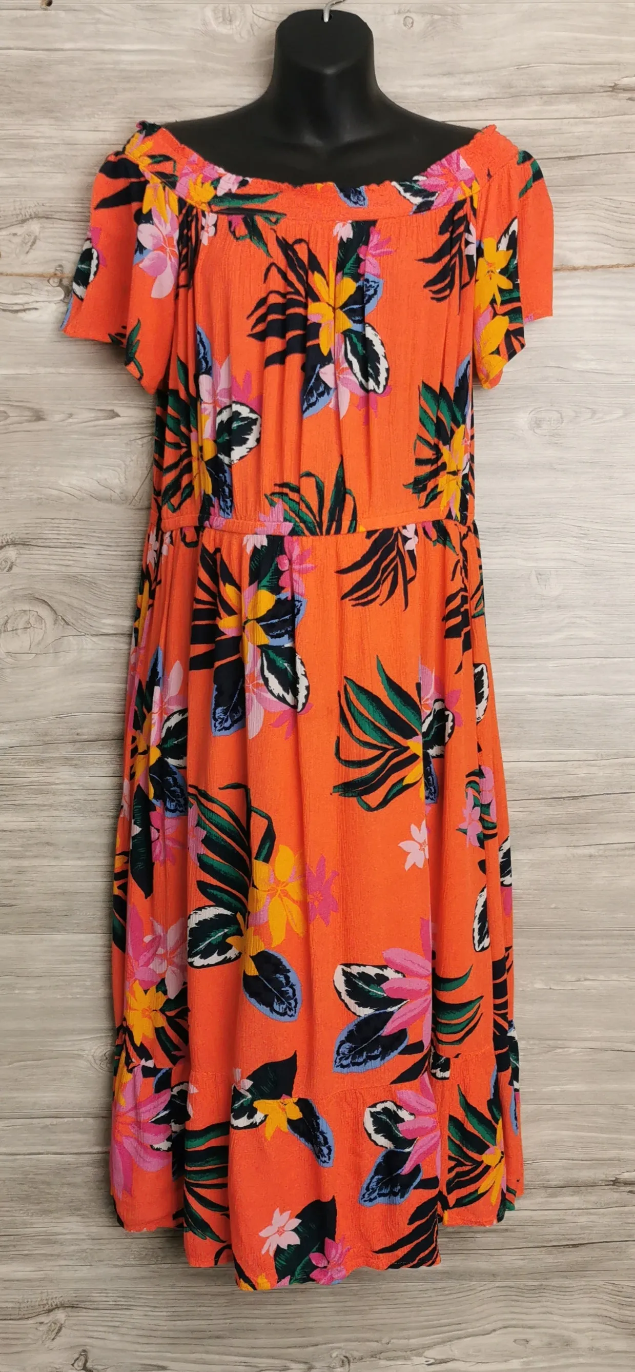 WOMENS SIZE XL - OLD NAVY MATERNITY, Long Floral Dress VGUC B45